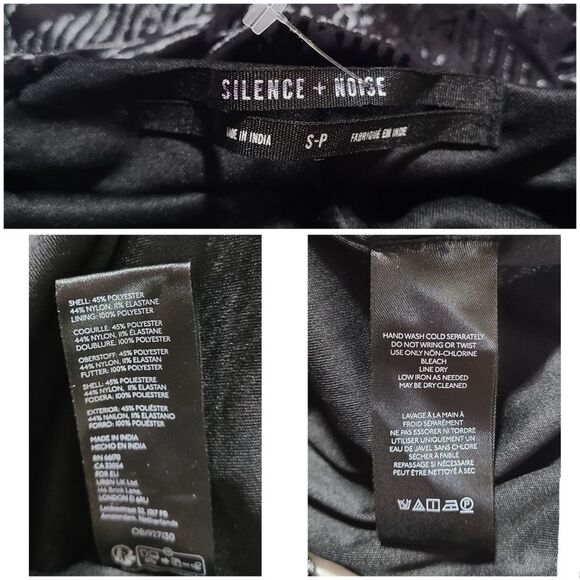 NWOT|Silence + Noise Sage Velvet Maxi Dress, SMALL - Picture 11 of 11